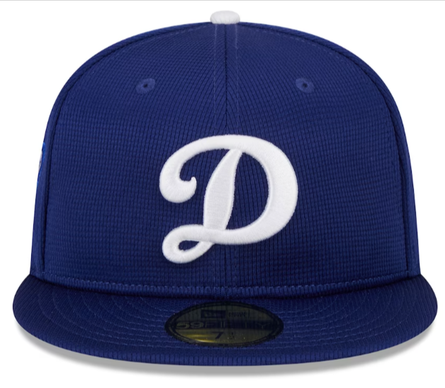 Los Angeles Dodgers Fitted New Era 59Fifty 2024 Spring Training No Patch Hat Cap - THE 4TH QUARTER