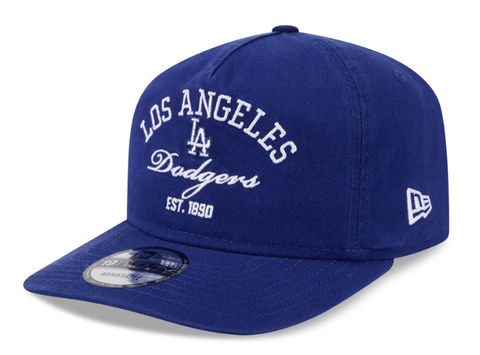 Los Angeles Dodgers Snapback New Era 19TWENTY Adjustable A-FRAME Stacked Hat Cap Blue - THE 4TH QUARTER