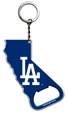 Los Angeles Dodgers Keychain State Bottle Opener Key Chain Ring - THE 4TH QUARTER