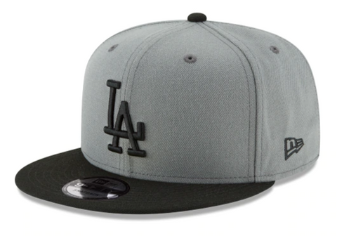 Los Angeles Dodgers Snapback New Era 9Fifty Basic Storm Grey Black Cap Hat