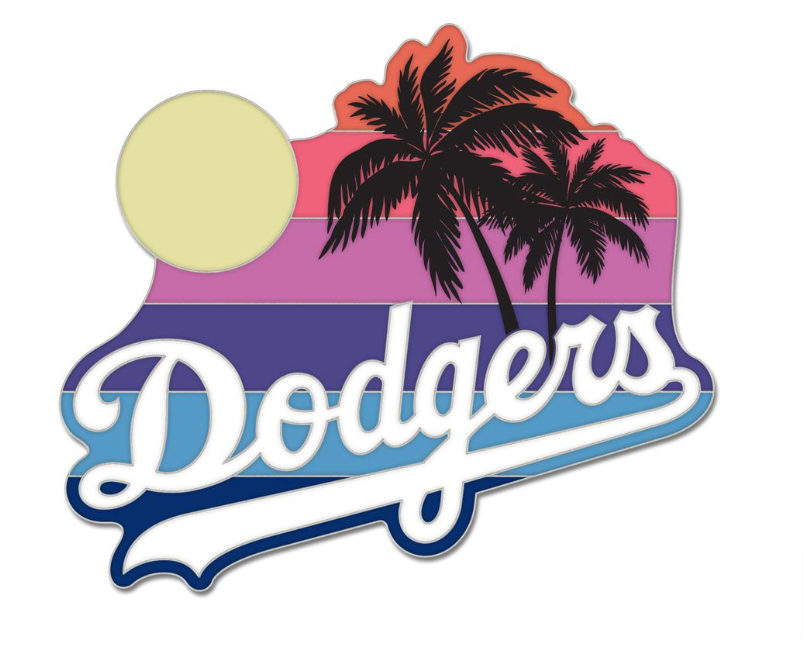 Los Angeles Dodgers Sunset Lapel Pin - THE 4TH QUARTER