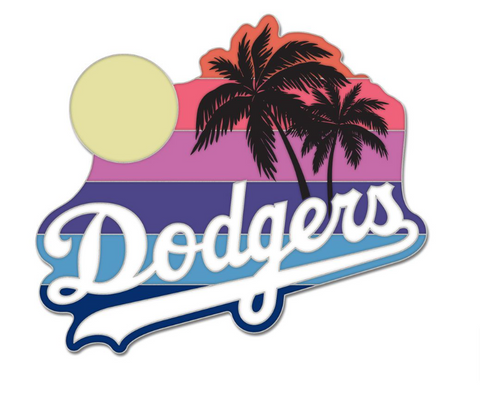 Los Angeles Dodgers Sunset Lapel Pin