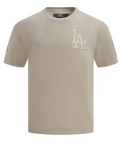 Los Angeles Dodgers Mens T-Shirt Pro Standard Neutral Top Tee Taupe
