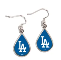 Los Angeles Dodgers Tear Drop Dangle Earrings