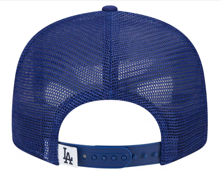 Los Angeles Dodgers Snapback New Era Blue Mesh Trucker Cap Hat Grey UV - THE 4TH QUARTER