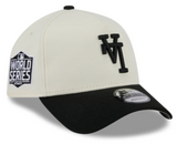 Los Angeles Dodgers Snapback 9Forty New Era A-Frame 2020WS Chrome Black Cap Hat Grey UV
