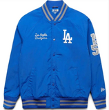Los Angeles Dodgers Mens Jacket New Era Varsity Nylon Blue
