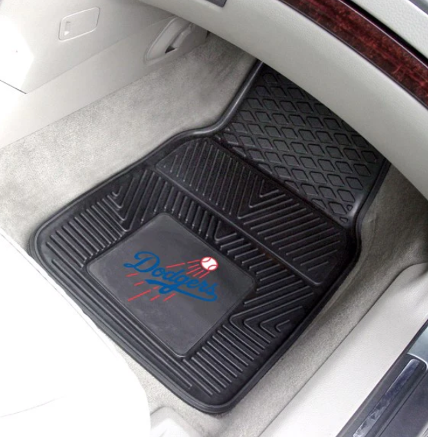 Los Angeles Dodgers Auto Vinyl Car Mat Set 2-Pack Floor Mats for Universal - THE 4TH QUARTER
