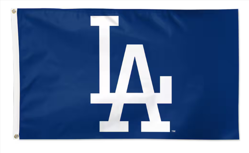 Los Angeles Dodgers Wincraft 3 x 5 LA Flag Single Sided - THE 4TH QUARTER