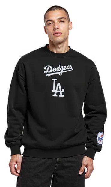 Los Angeles Dodgers Mens Sweatshirt Pro Standard Drop Shoulder Wingspan Crew Neck - THE 4TH QUARTER