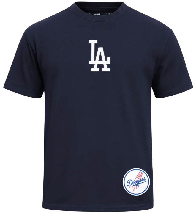 Los Angeles Dodgers Mens T-Shirt Pro Standard Wingspan Navy Tee