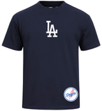 Los Angeles Dodgers Mens T-Shirt Pro Standard Wingspan Navy Tee