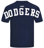 Los Angeles Dodgers Mens T-Shirt Pro Standard Wingspan Navy Tee