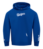 Los Angeles Dodgers Mens Sweatshirt Pro Standard Wingspan Hoodie Blue