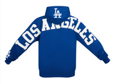 Los Angeles Dodgers Mens Sweatshirt Pro Standard Wingspan Hoodie Blue