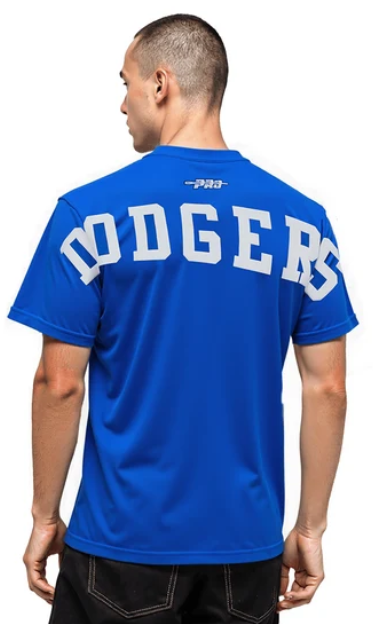 Los Angeles Dodgers Mens Sweatshirt Pro Standard Wingspan T-Shirt Royal Blue
