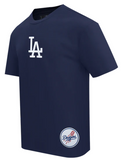 Los Angeles Dodgers Mens T-Shirt Pro Standard Wingspan Navy Tee - THE 4TH QUARTER