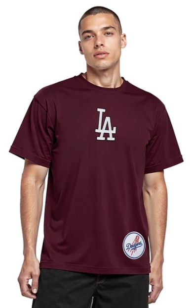 Los Angeles Dodgers Mens T-Shirt Pro Standard Wingspan Wine Tee