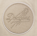 Los Angeles Dodgers Mens Sweatshirt Pro Standard Nuetral Drop Shoulder Pullover Hoodie Taupe