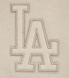 Los Angeles Dodgers Mens Sweatshirt Pro Standard Nuetral Drop Shoulder Pullover Hoodie Taupe