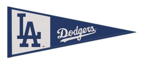 Los Angeles Dodgers Wool Pennant 13" x 32"