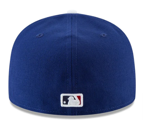Los Angeles Dodgers Fitted New Era 59Fifty World Series 2024 Blue Embroidered Cap Hat Grey UV - THE 4TH QUARTER