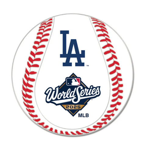 Los Angeles Dodgers 2025 World Series Champions Baseball Lapel Pin