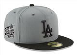 Los Angeles Dodgers Fitted New Era 59Fifty World Series Champions Storm Black Cap Hat