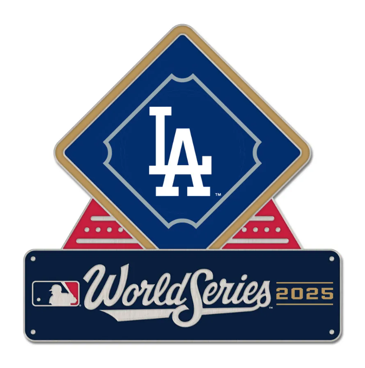 Los Angeles Dodgers 2025 World Series Lapel Pin - THE 4TH QUARTER