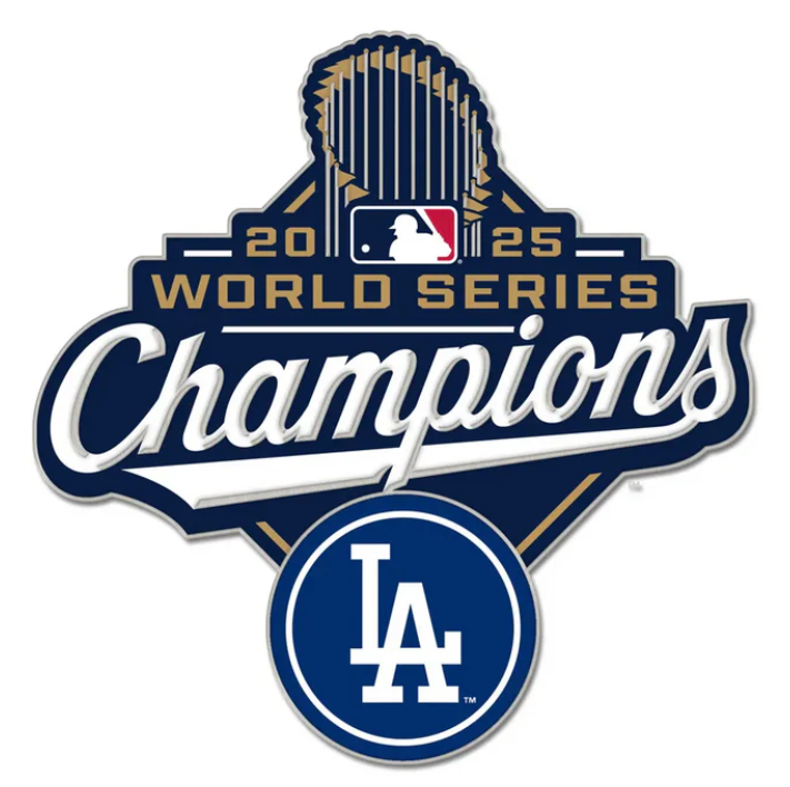 Los Angeles Dodgers Lapel Pin 2025 World Series Champions | THE 4TH QUARTER
