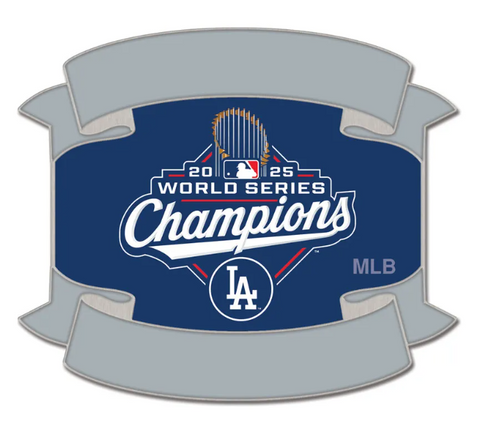 Los Angeles Dodgers Lapel Pin 2025 World Series Champions - THE 4TH QUARTER