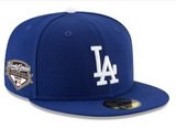 Los Angeles Dodgers New Era 2025 World Series Champions Patch 59FIFTY Fitted Hat - Blue