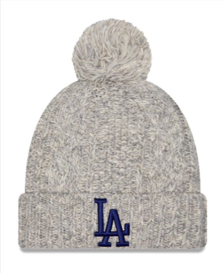 Los Angeles Dodgers Youth Beanie New Era Knit Shimmer - THE 4TH QUARTER
