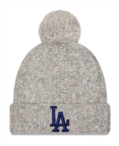 Los Angeles Dodgers Youth Beanie New Era Knit Shimmer - THE 4TH QUARTER