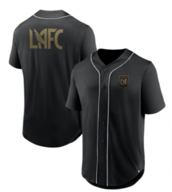 Los Angeles FC Mens Jersey Fanatics Baseball 3rd Period Black - THE 4TH QUARTER
