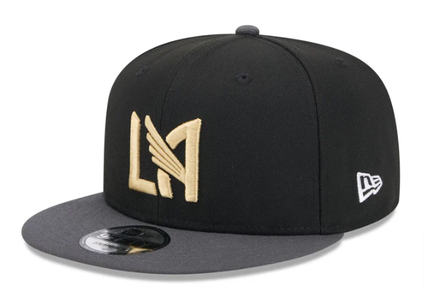 Los Angeles FC Snapback New Era Black Charcoal Cap Hat Grey UV - THE 4TH QUARTER