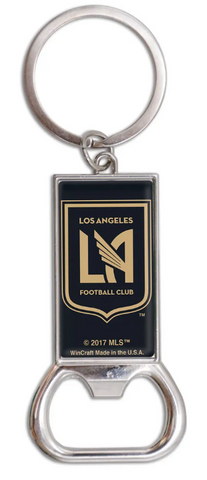 Los Angeles FC Key Chain Bottle Opener Key Ring Rectangle