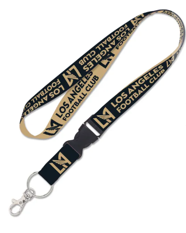 Los Angeles FC Keychain Badge Lanyard Tickets Holder - THE 4TH QUARTER