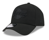 Los Angeles Lakers Snapback 9FORTY New Era A-Frame Cap Hat Black on Black