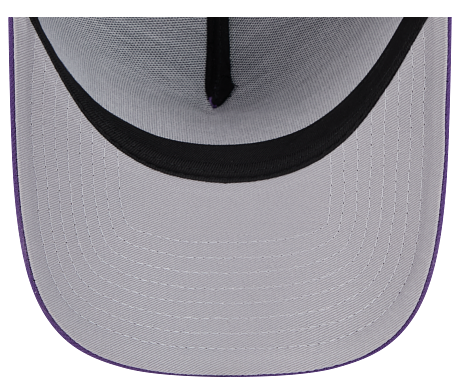 Los Angeles Lakers Snapback 9FORTY New Era A-Frame Cap Hat Purple - THE 4TH QUARTER