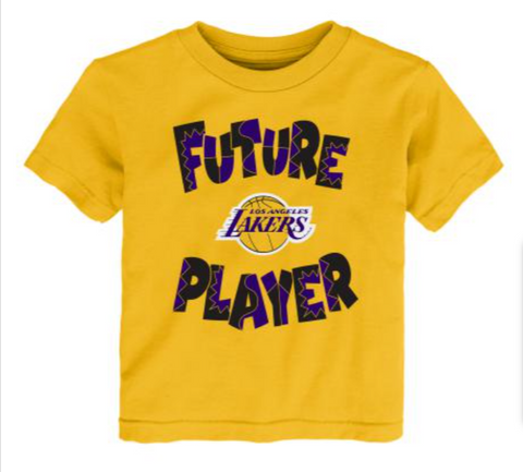 Los Angeles Lakers Infant Baby T-Shirt Future Player Yellow