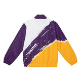 Los Angeles Lakers Mens Jacket Mitchell & Ness Paintbrush Windbreaker
