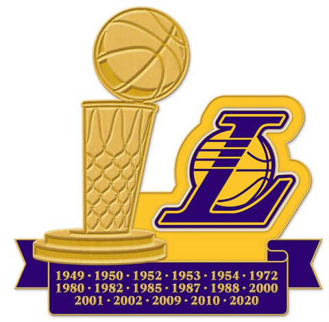 Los Angeles Lakers Wincraft Champions Years Lapel Pin