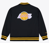 Los Angeles Lakers Mens Mitchell & Ness Playoff Win Full-Zip Black Jacket - THE 4TH QUARTER