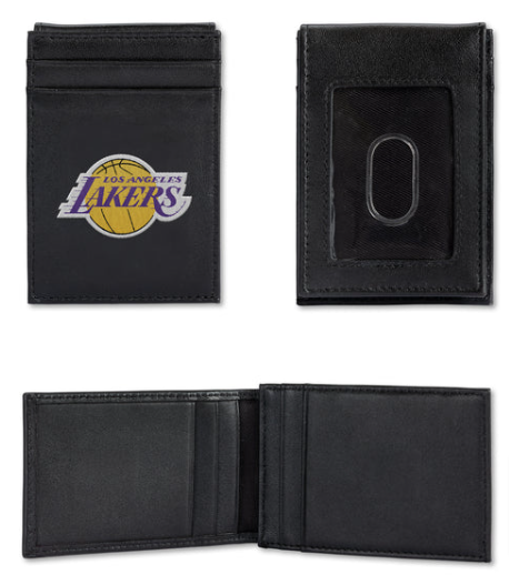 Los Angeles Lakers Embroidered Front Pocket Wallet - THE 4TH QUARTER