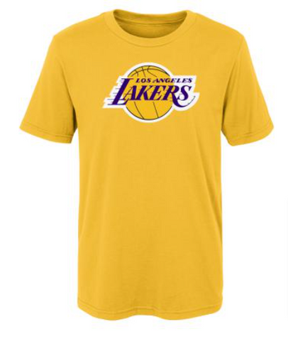 Los Angeles Lakers Kids Preschool 4-7 T-Shirt Logo Yellow