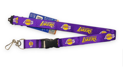 Los Angeles Lakers Keychain Lanyard Purple TC