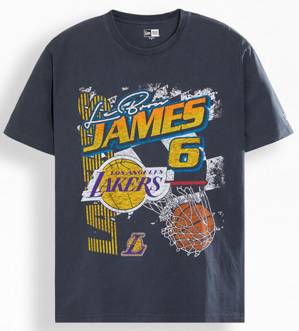Los Angeles Lakers Mens T-Shirt New Era Rally Drive LeBron James