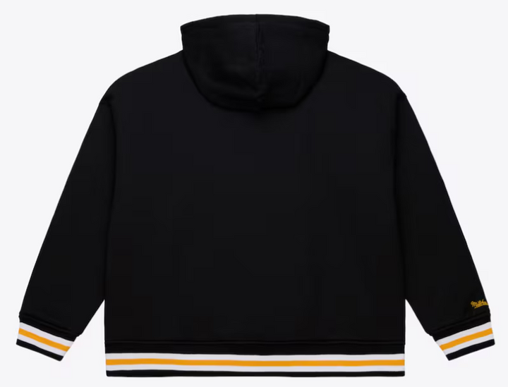 Los Angeles Lakers Mens Mitchell &amp; Ness Hoodie  Throw It Back Quilted Fleece - THE 4TH QUARTER