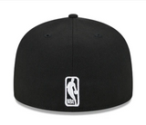 Los Angeles Lakers Fitted New Era 59Fifty Black Western Patch Cap Hat Grey UV - THE 4TH QUARTER